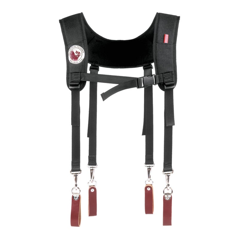 Occidental Leather Stronghold Light Suspenders - Ultra-Light Industrial Nylon Suspension Set - Includes Convenient Pockets - Made in USA - Image 1